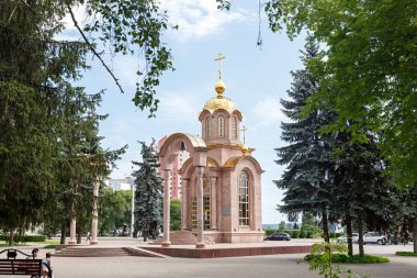 Rusya, Kemerovo - 21 Temmuz 2018: Şapel güve simgesinin