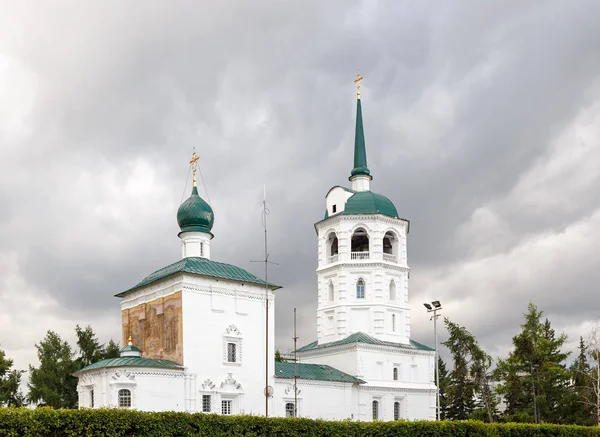 Ιρκούτσκ, Ρωσία. Η θαυματουργή εικόνα του Σωτήρος ναός. Ορθόδοξη — Φωτογραφία Αρχείου