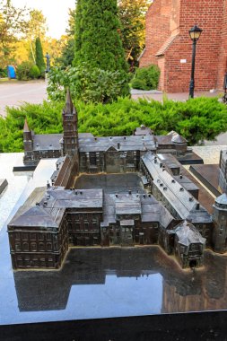 Rusya, Kaliningrad - 20 Eylül 2018: Bronz kompozisyon - s