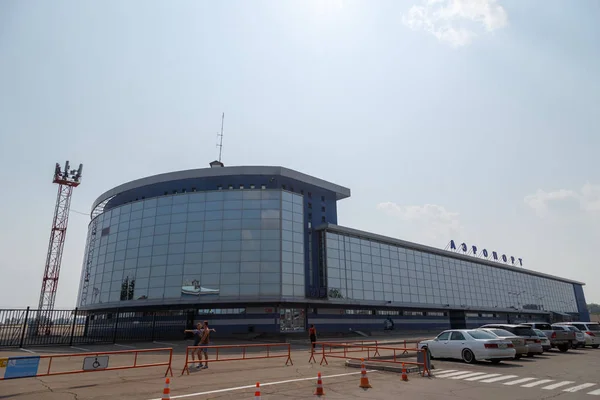 Russia, Irkutsk - July 27, 2018: Irkutsk International Airport. — Stock Photo, Image