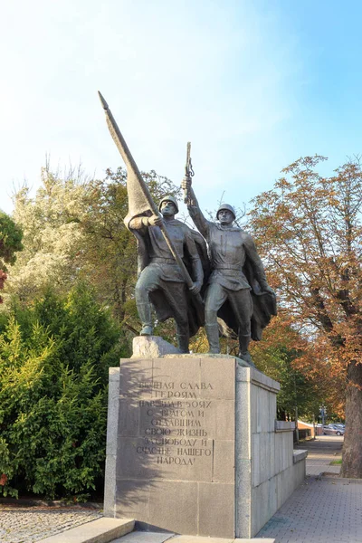Rússia, Kaliningrado - 22 de setembro de 2018: Monumento a 1200 guardas — Fotografia de Stock