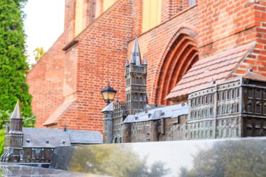 Rusya, Kaliningrad - 20 Eylül 2018: Bronz kompozisyon - s