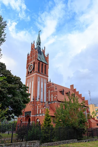 Rusya, Kaliningrad - 22 Eylül 2018: Kutsal Fam Kirche — Stok fotoğraf