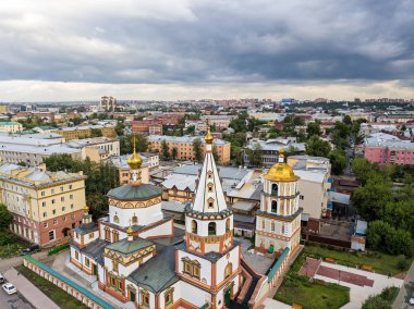 Rusya, Irkutsk. Rabbinin Epiphany Katedrali. Orth