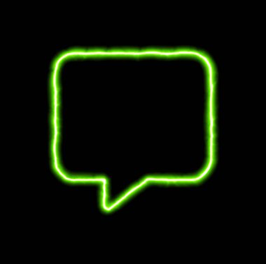Yeşil Neon sembol yorum 