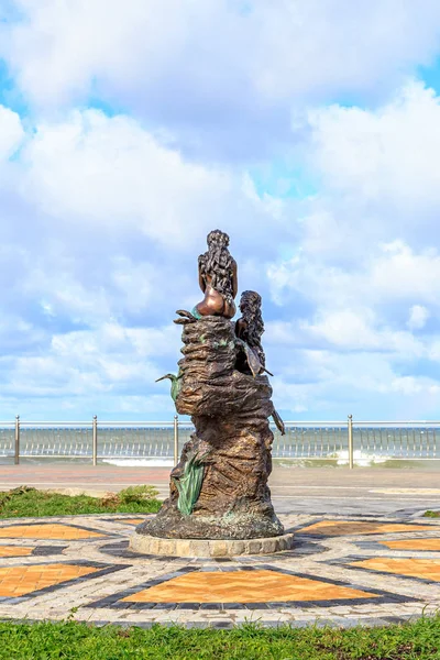 Rusya, Zelenogradsk-22 Eylül 2018: heykel kompoları