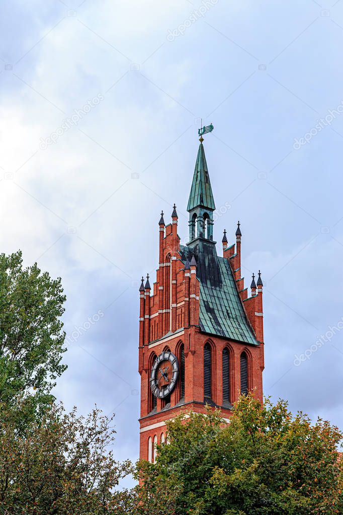 Russia, Kaliningrad: Kirche of the Holy Family. Built in 1907. K