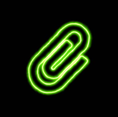 sembol Yeşil Neon 