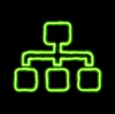 Yeşil Neon sembol site haritası 