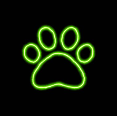 sembol pençe Yeşil Neon 