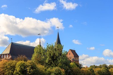 Rusya, Kaliningrad. Kaliningrad şehir merkezi parçası