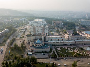 Rusya, Krasnoyarsk - 23 Temmuz 2018: Sibirya Federal Üniversitesi
