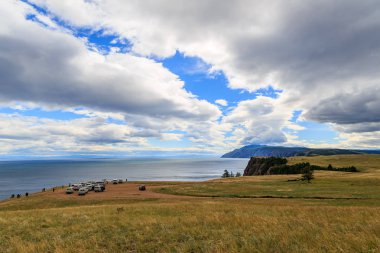 Kuzey Adası Olkhon. East Coast Deniz Baykal. Rusya