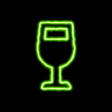 Cam Yeşil Neon sembol 