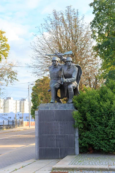 Rússia, Kaliningrado - 22 de setembro de 2018: Monumento a 1200 guardas — Fotografia de Stock