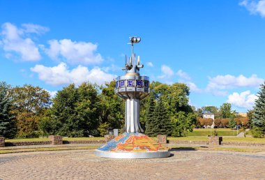 Rusya, Kaliningrad - 25 Eylül 2018: Heykel 