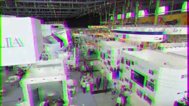 Ekaterinburg Rússia Julho 2016 Exposição Inoprom Principal Comercial Industrial Panorama — Vídeo de Stock