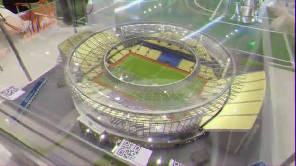 Ekaterinburg Rússia Julho 2016 Exposição Inoprom Principal Comercial Industrial Estádio — Vídeo de Stock