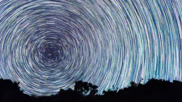 Glitch Effect Traces Stars Form Lines Video Ultrahd — Stock Video