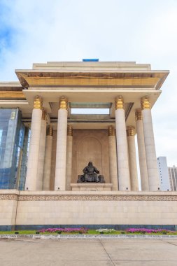 Moğolistan, Ulaanbaatar - 08 Ağustos 2018: Rakamlar dahil