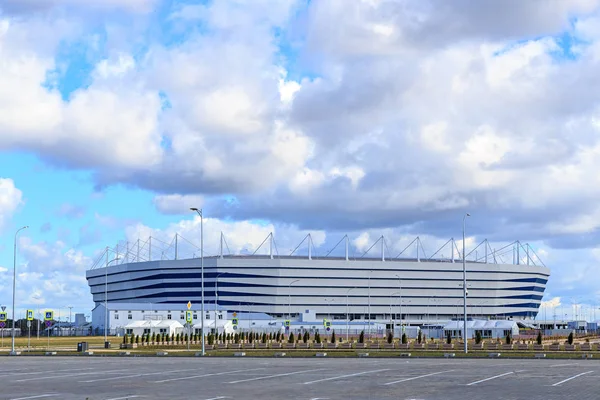 Rusya, Kaliningrad - 25 Eylül 2018: stadyum 