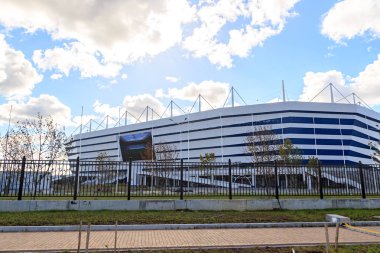 Rusya, Kaliningrad - 25 Eylül 2018: stadyum 