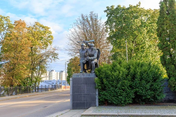 Rusya, Kaliningrad - 22 Eylül 2018: 1200 görevlisi anıt — Stok fotoğraf
