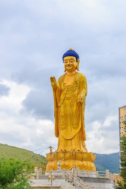 Ulaanbaatar, Moğolistan. Buda International Park. Buda heykeli