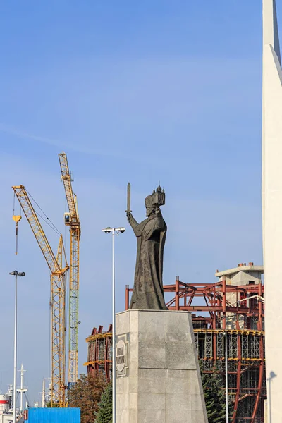 Ryssland, Kaliningrad - 20 September 2018: Monument till St. Nichol — Stockfoto
