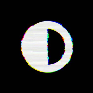 Sembol Ayarlama'nın kusurları vardır. Glitch ve şeritler 