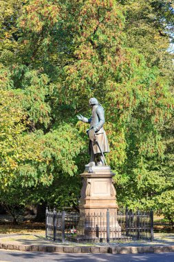 Rusya, Kaliningrad - 25 Eylül 2018: I. Kant anıt