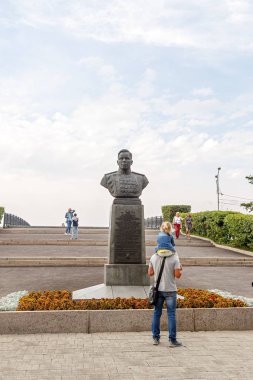 Rusya, Irkutsk - 25 Temmuz 2018: General of ordu anıt