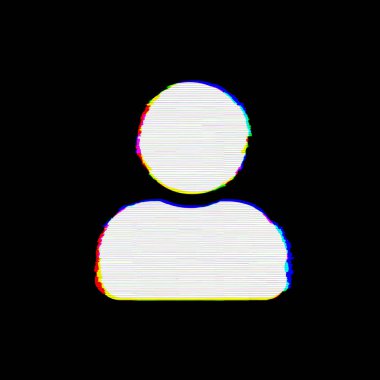 Sembol kullanıcı hataları vardır. Glitch ve şeritler 