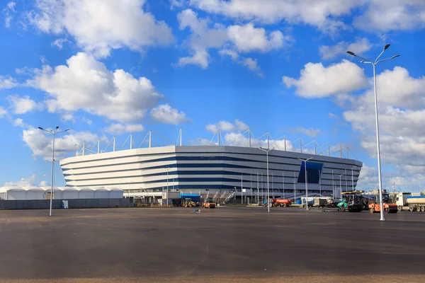 Rusya, Kaliningrad - 25 Eylül 2018: stadyum 