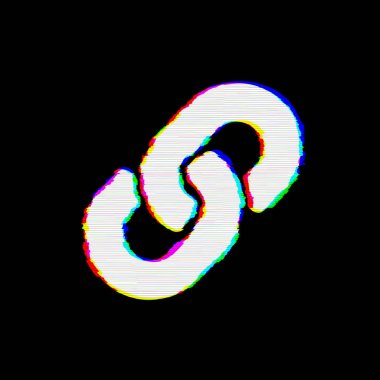 Sembol bağlantısında hatalar vardır. Glitch ve şeritler 