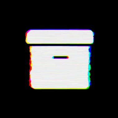 Sembol arşiv kutusunda hatalar var. Glitch ve şeritler 