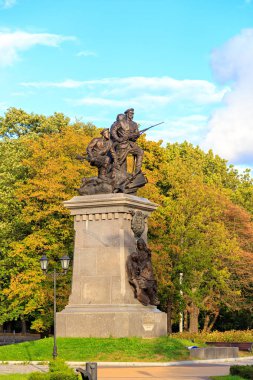 Rusya, Kaliningrad - 22 Eylül 2018: Soldie anıt