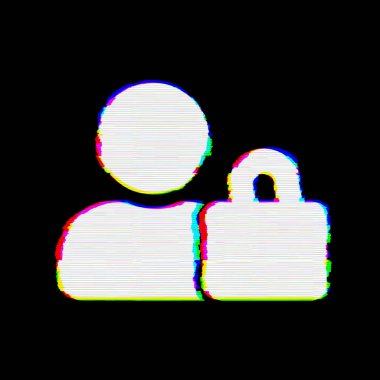 Sembol kullanıcı kilidi hataları vardır. Glitch ve şeritler 