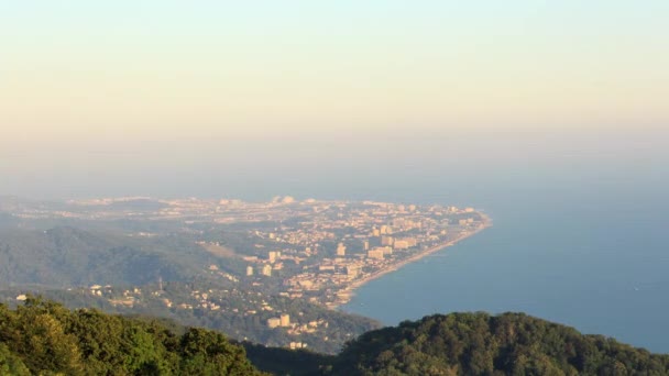 Αποτέλεσμα Δυσλειτουργίας Κορυφαία Θέα Άντλερ Σότσι Ρωσία Βίντεο Ultra — Αρχείο Βίντεο