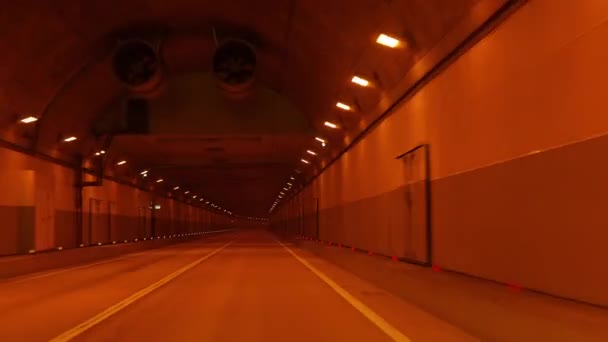 Efekt Glitch Uruchom Tunel Soczi Rosja Wideo — Wideo stockowe