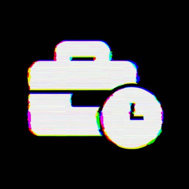 Sembol iş zamanı kusurları vardır. Glitch ve şeritler 