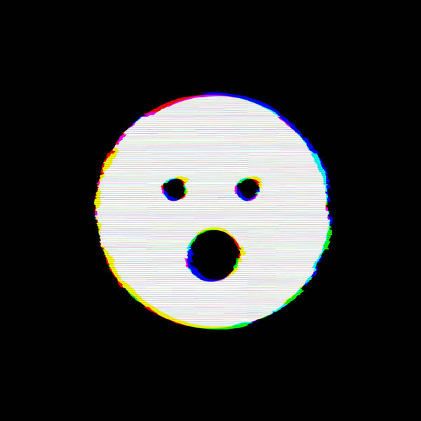 Символический сюрприз имеет дефекты. Глюк и полосы
 