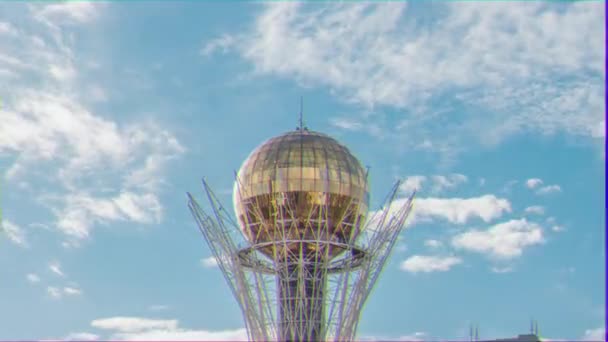 Effet Scintillant Astana Kazakhstan Septembre 2016 Centre Nouvelle Astana Baiterek — Video