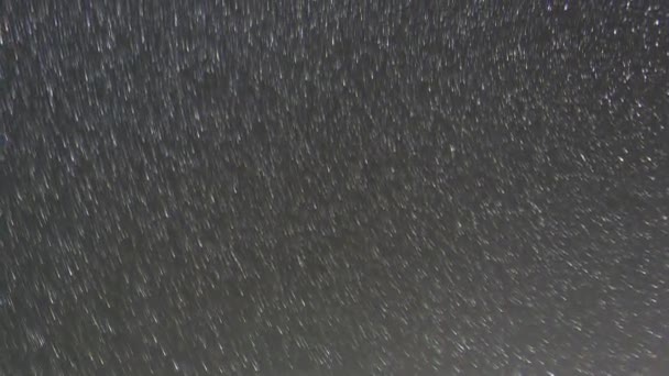 Glitch Effekt Spuren Von Sternen Form Flüchtiger Spuren Milchstraße Video — Stockvideo
