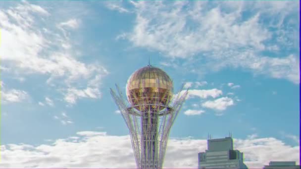 Effet Scintillant Astana Kazakhstan Septembre 2016 Centre Nouvelle Astana Baiterek — Video