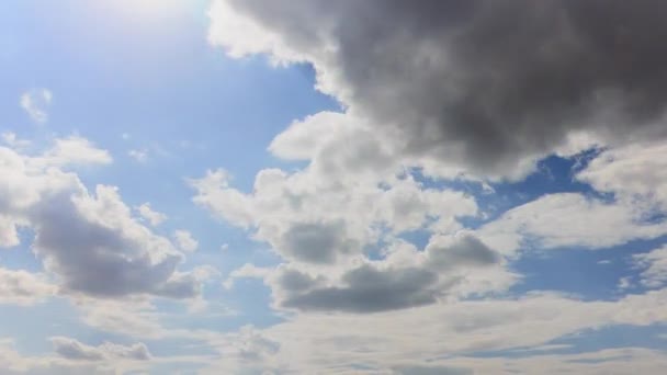 Effet Scintillant Changer Activement Les Nuages Day Vidéo Ultrahd — Video