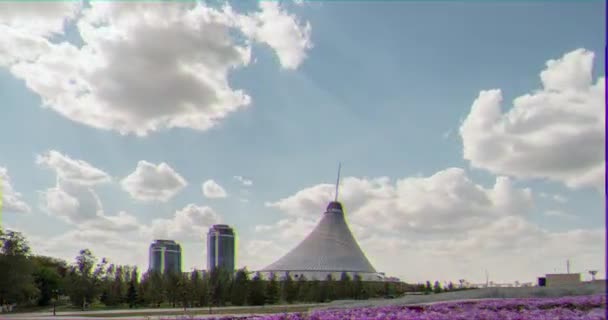 Astana Kazakhstan Septembre 2016 Centre Commercial Construit Dans Chapiteau Forme — Video