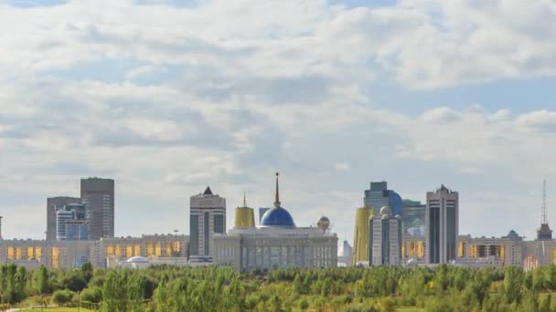 Aksaklık Etkisi Yeni Astana Nın Başlıca Cazibe Merkezleri Akorda Sarayı — Stok video