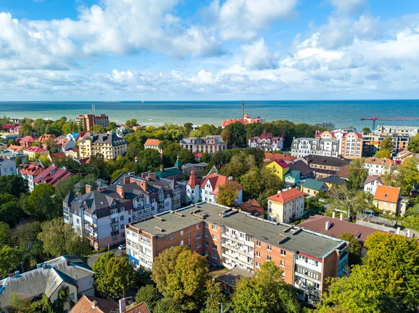 Russia, Zelenogradsk. Panoramic view of the Baltic Sea, From Dro — Stock Photo, Image