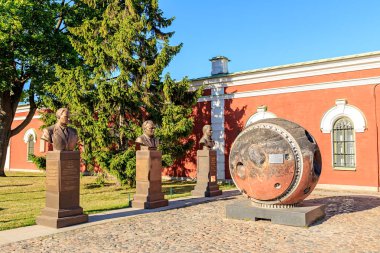Saint-Petersburg, Rusya - 18 Haziran 2019: Rus Zafer Sokağı